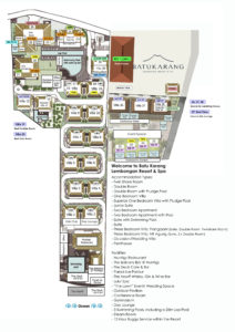 Batu Karang Lembongan Resort - Map