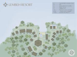 Lembeh Resort - Lageplan