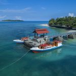 Gangga Island Resort - Jetty + Tauchboote